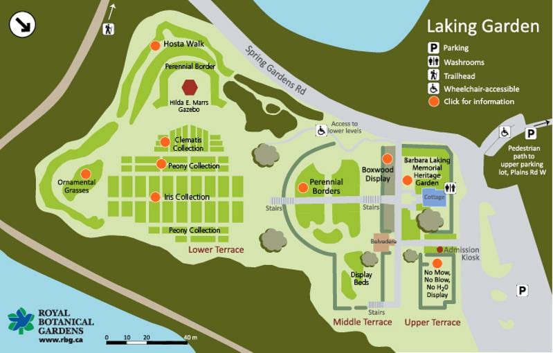 Mapa Лакообразованию ogród РБГ 