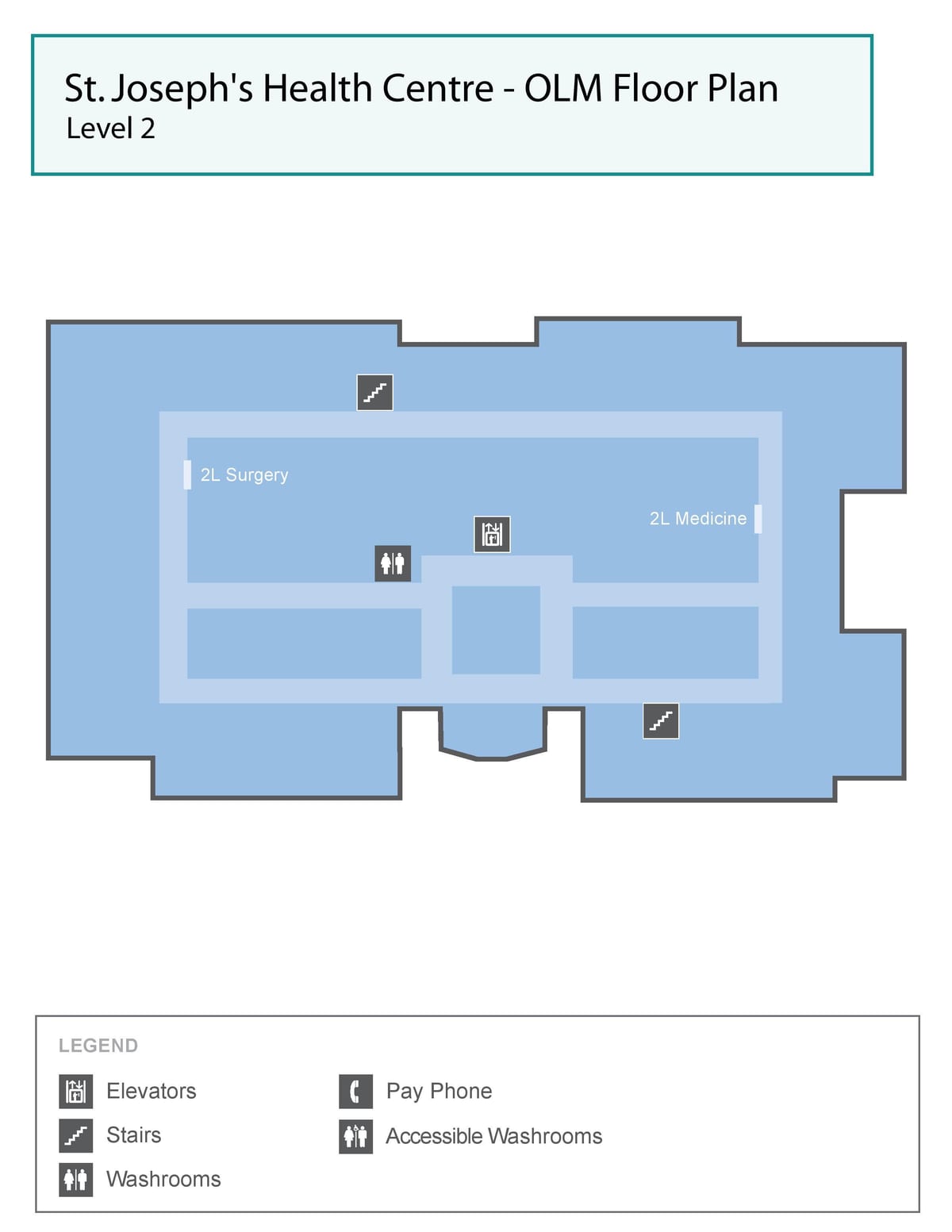 Mapa centrum zdrowia St. Joseph ОЛМ Toronto 2