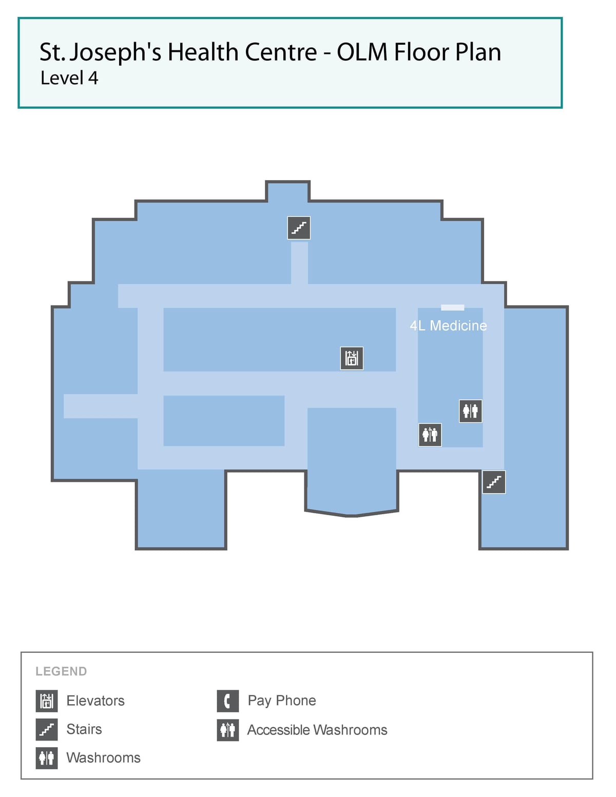 Mapa centrum zdrowia St. Joseph ОЛМ Toronto 4