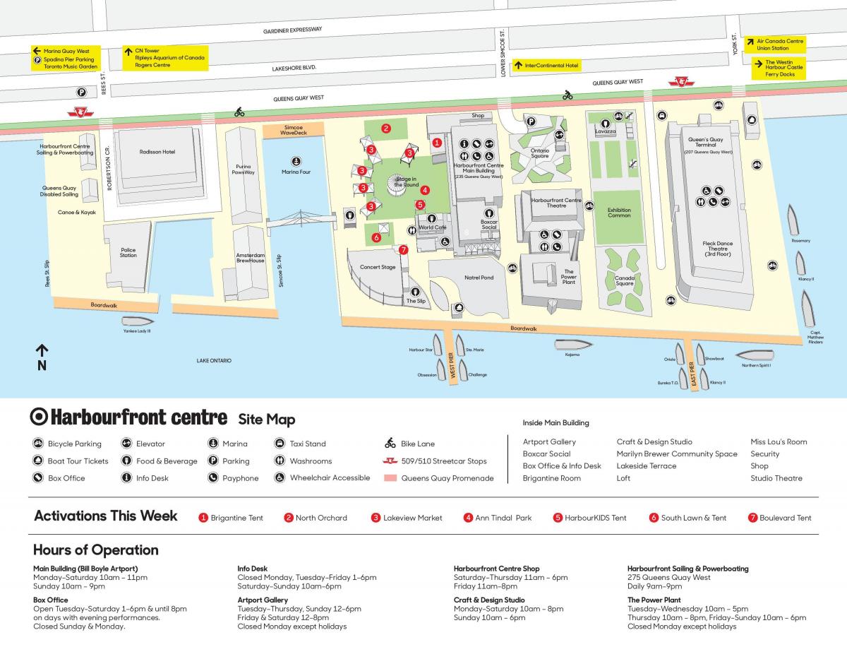 Mapa Харборфронт-centrum parking