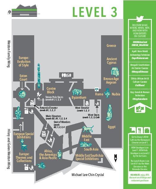 Mapa Królewskiego muzeum Ontario 3