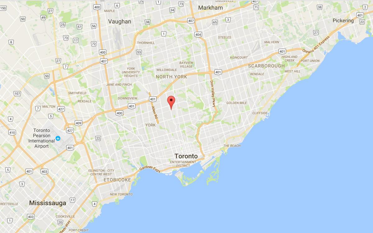 Mapa Lytton-Park W Toronto