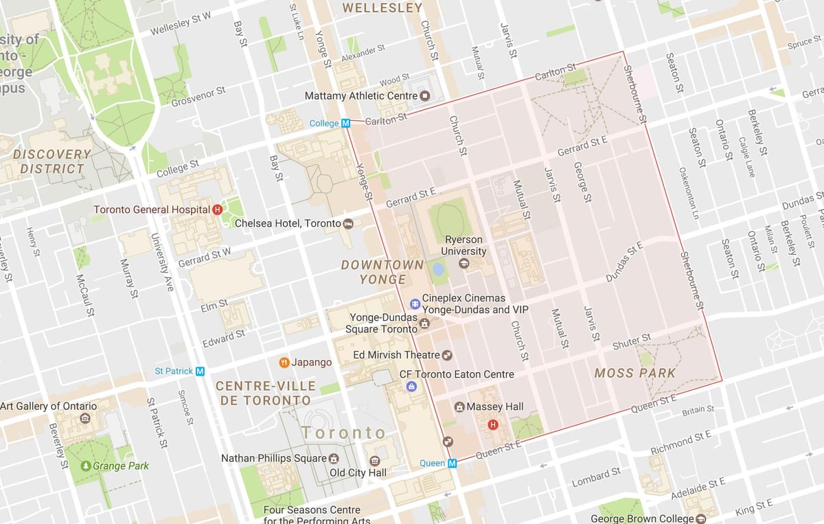 Mapa Toronto Toronto City