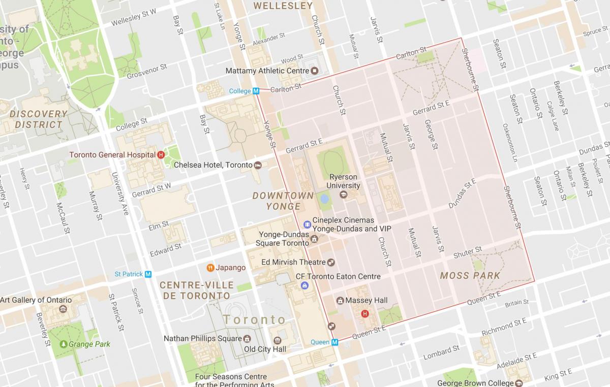 Mapa Toronto Toronto City