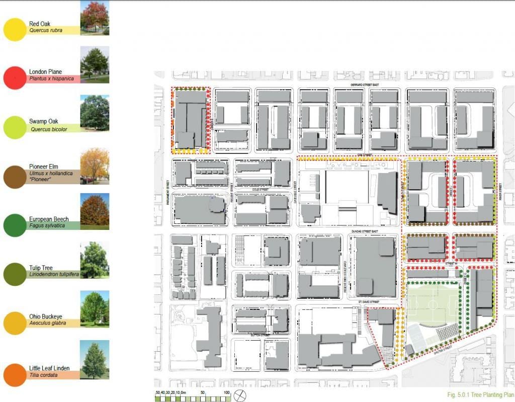 Mapa plan aktywizacji fazy Regent ' s Park w Toronto 3