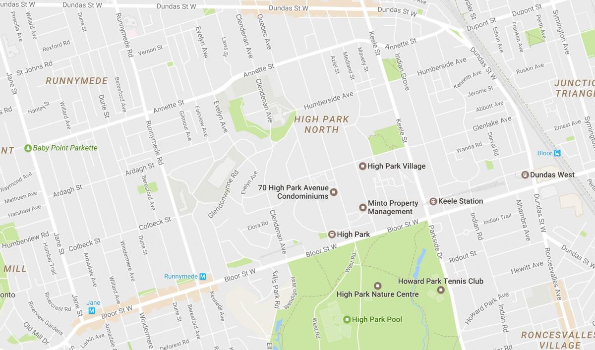 Mapę Park W Toronto