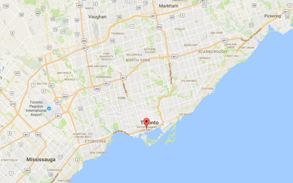 Mapa takich Toronto