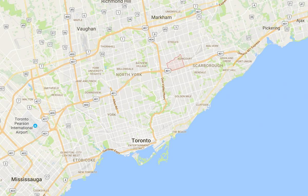 Mapa Tam O Шентер – Sullivandistrict Toronto