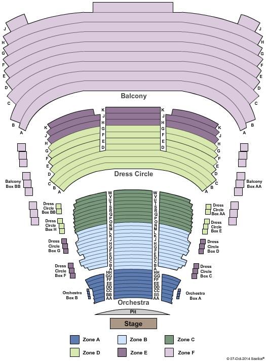 Mapa Księżna Walii teatr