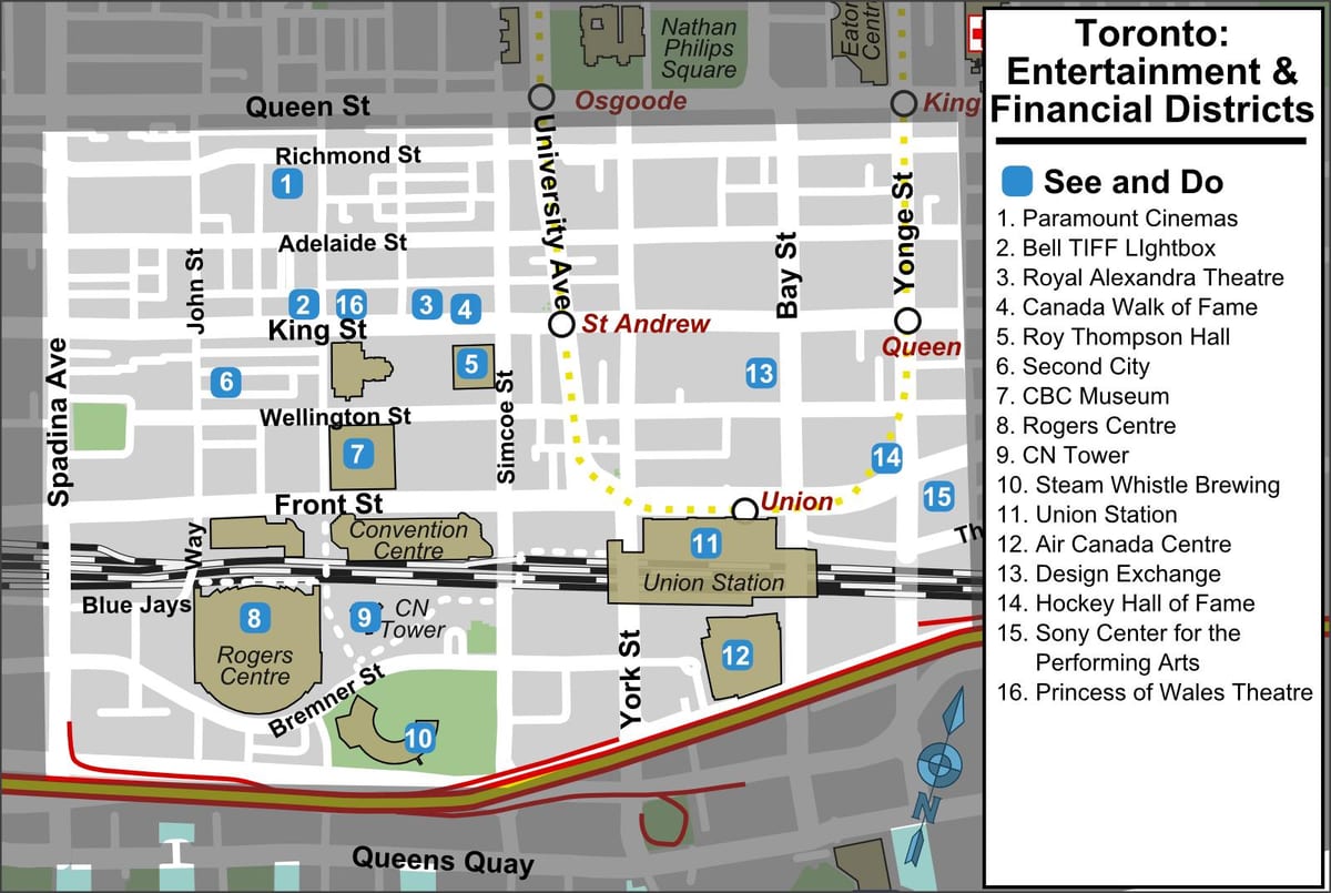 Mapa Toronto Toronto