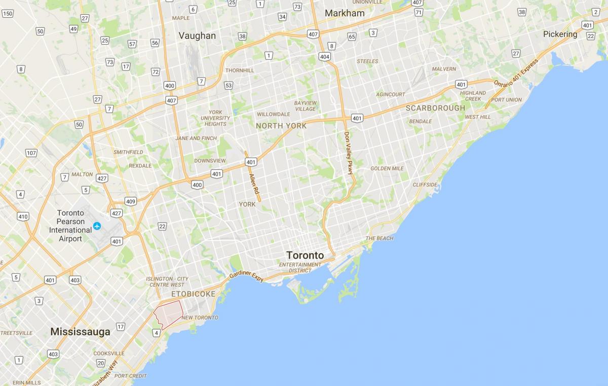 Mapa Алдервуд Parkviewdistrict Toronto