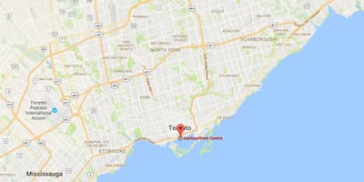 Mapa Toronto Toronto
