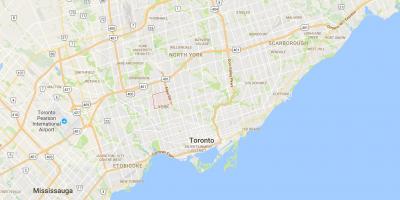 Mapa Briard Hill Londynu do Toronto