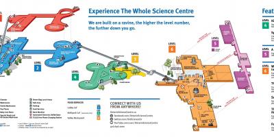 Mapa centrum nauki Ontario 