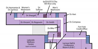 Mapa centrum zdrowia St. Joseph Sunnyside (waszyngton Toronto 2