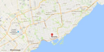 Mapa chinatown Toronto