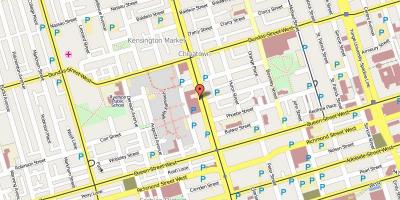 Mapa Chinatown Toronto