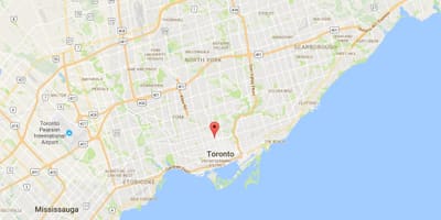 Mapa dzielnicy Toronto, Toronto