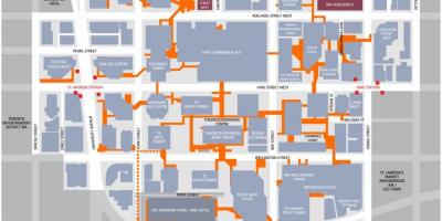 Mapie finansowej dzielnicy Toronto