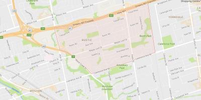 Mapa Klon Leafneighbourhood Toronto