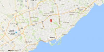 Mapa Lawrence Park W Toronto