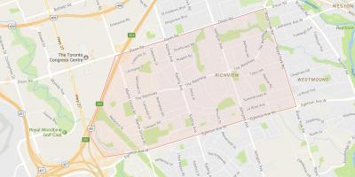 Mapa lokalizacja okolicy Toronto