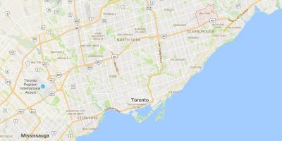 Mapa Malvern dzielnica Toronto