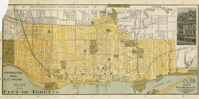 Mapa miasta Toronto 1903