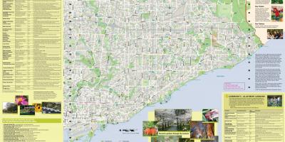 Mapa ogrody Toronto East