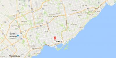 Mapa Kensington rynek dzielnica Toronto