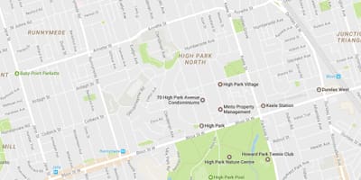 Mapę Park W Toronto