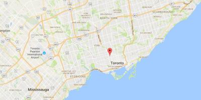 Mapa aplikacji dzielnica Toronto