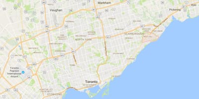 Mapa West Hill Toronto