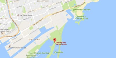 Mapa Gwint port Toronto