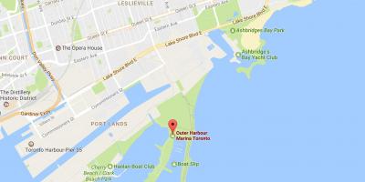Mapa Gwint port Toronto