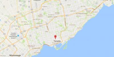 Mapa odkryć dzielnicy Toronto