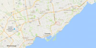Mapa uzdę powiat sposób Toronto